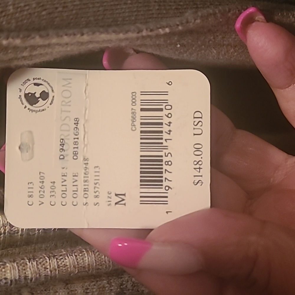 (SOLD) Free People Lou Moto Zip Jacket in GREEN SIZE M - Picture 6 of 11